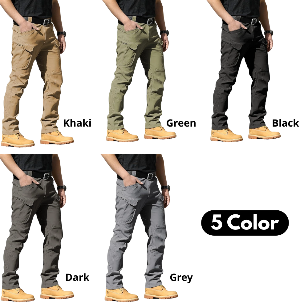 Men's Fleece-Lined Tactical Cargo Pants