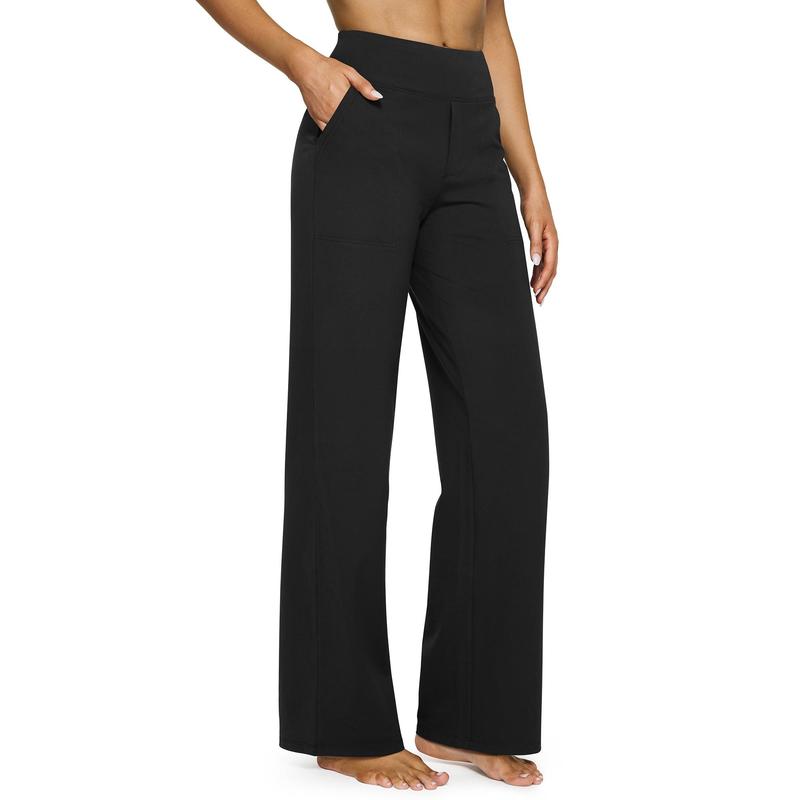 ⚡Women's High-Waisted Business Casual Wide Leg Pants with Pockets