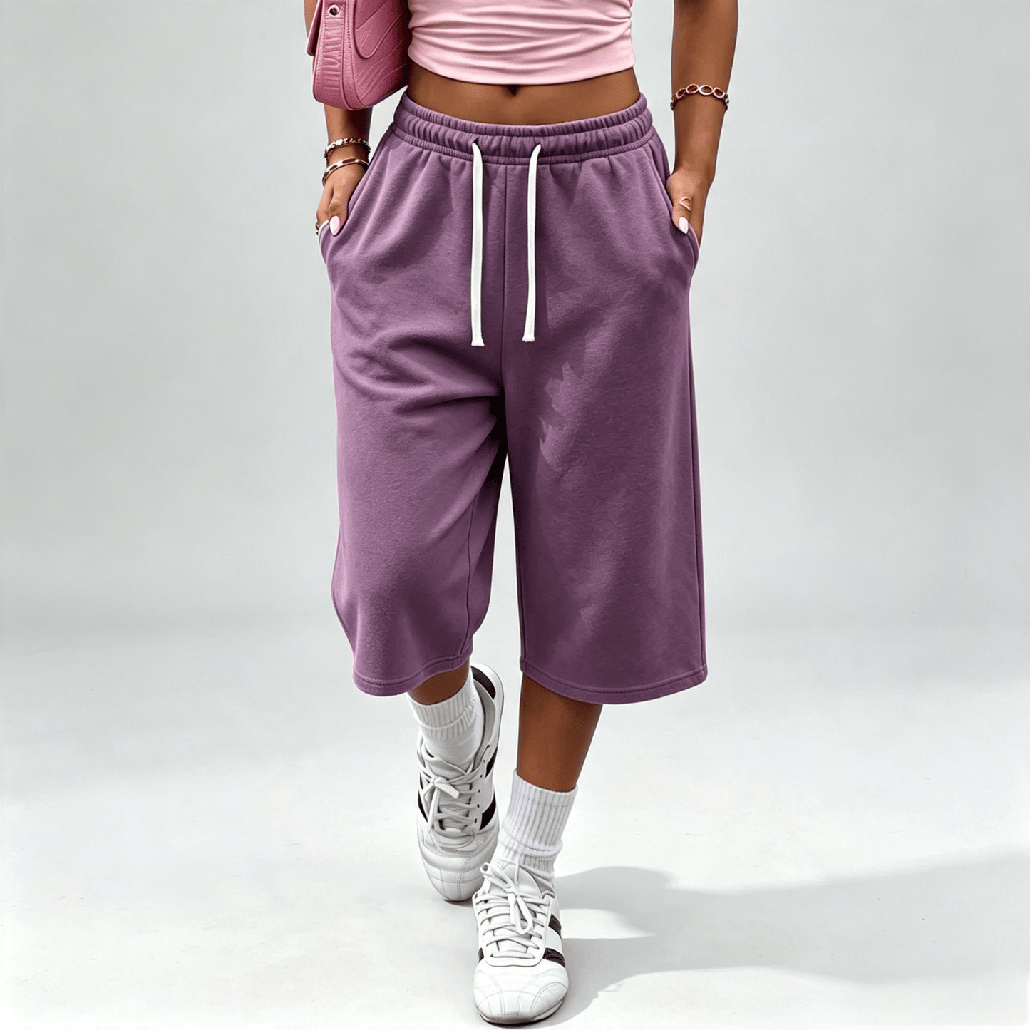 【LAST DAY SALE】Women’s wide-leg loose pants with pockets