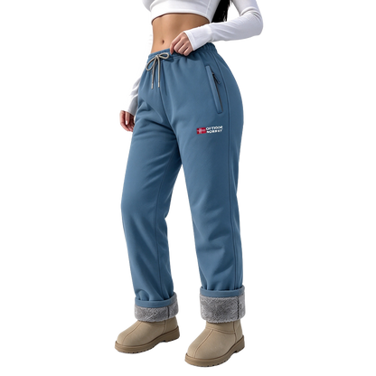 Women's Fleece-Lined Warm Long Pants