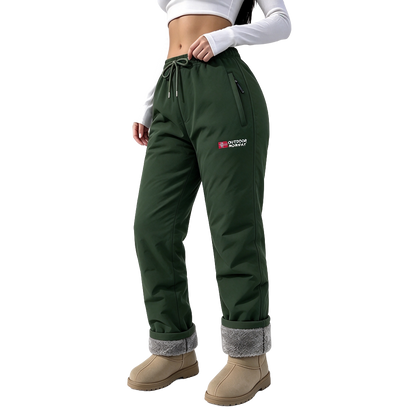 Women's Fleece-Lined Warm Long Pants