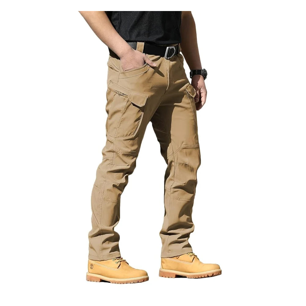 Men's Fleece-Lined Tactical Cargo Pants