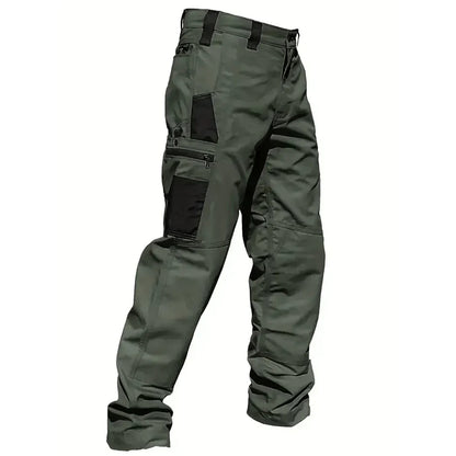 🔥 16-Pack Only $35 🔥 Men's Heavy-Duty Tactical Work Pants – 10 Pockets, Zippered & Water-Resistant
