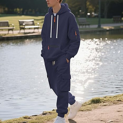 🏃‍Black Friday Sale⚡ Men’s Fleece-Lined 2-Piece Tracksuit
