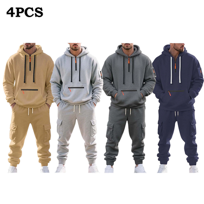 🏃‍Black Friday Sale⚡ Men’s Fleece-Lined 2-Piece Tracksuit
