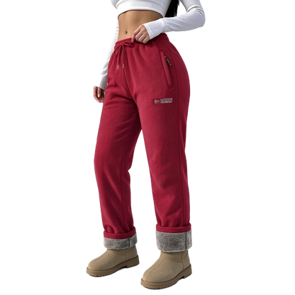 Women's Fleece-Lined Warm Long Pants