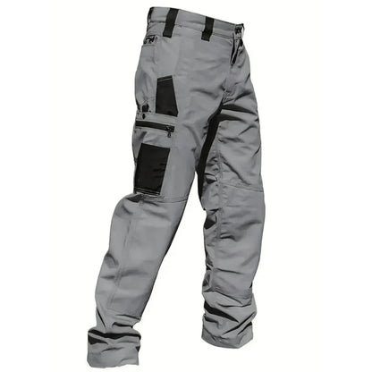 🔥 16-Pack Only $35 🔥 Men's Heavy-Duty Tactical Work Pants – 10 Pockets, Zippered & Water-Resistant