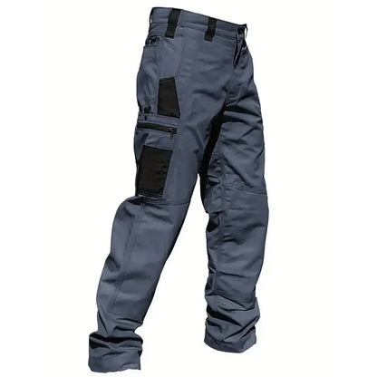 🔥 16-Pack Only $35 🔥 Men's Heavy-Duty Tactical Work Pants – 10 Pockets, Zippered & Water-Resistant