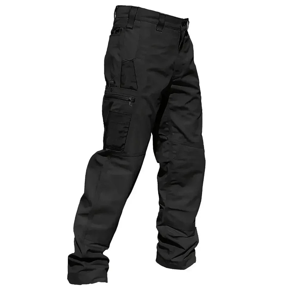 🔥 16-Pack Only $35 🔥 Men's Heavy-Duty Tactical Work Pants – 10 Pockets, Zippered & Water-Resistant