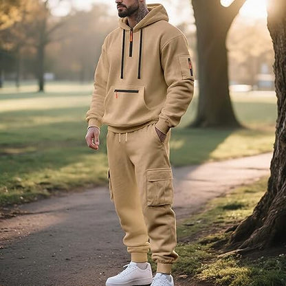 🏃‍Black Friday Sale⚡ Men’s Fleece-Lined 2-Piece Tracksuit
