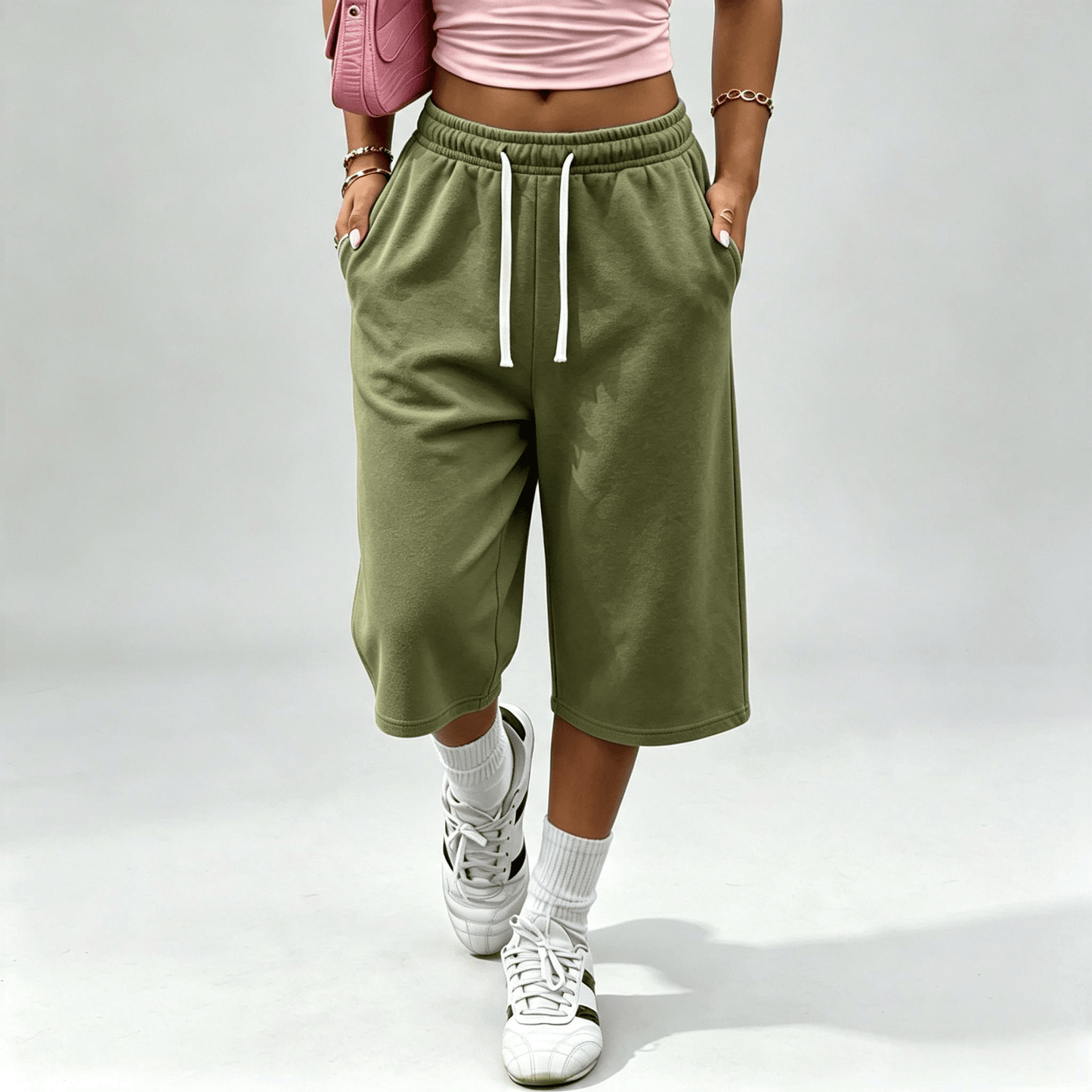 【LAST DAY SALE】Women’s wide-leg loose pants with pockets