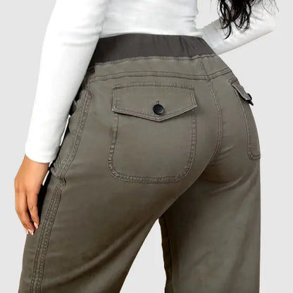 ⚡FINAL SALE⚡-  Women's High Stretch Mid Rise Straight Pants