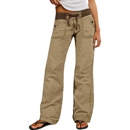 ⚡FINAL SALE⚡-  Women's High Stretch Mid Rise Straight Pants