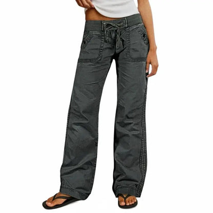 ⚡FINAL SALE⚡-  Women's High Stretch Mid Rise Straight Pants
