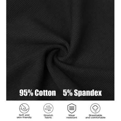 Women Everyday Basic Ribbed Built-in Bra Tank