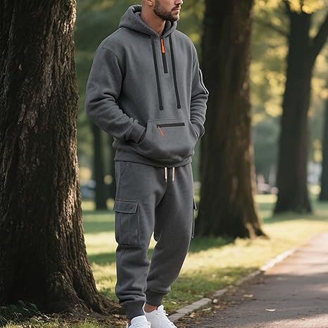🏃‍Black Friday Sale⚡ Men’s Fleece-Lined 2-Piece Tracksuit
