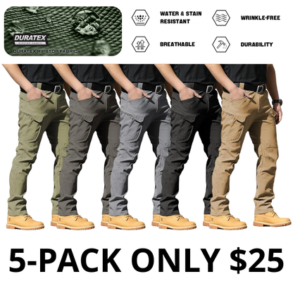 Men's Fleece-Lined Tactical Cargo Pants