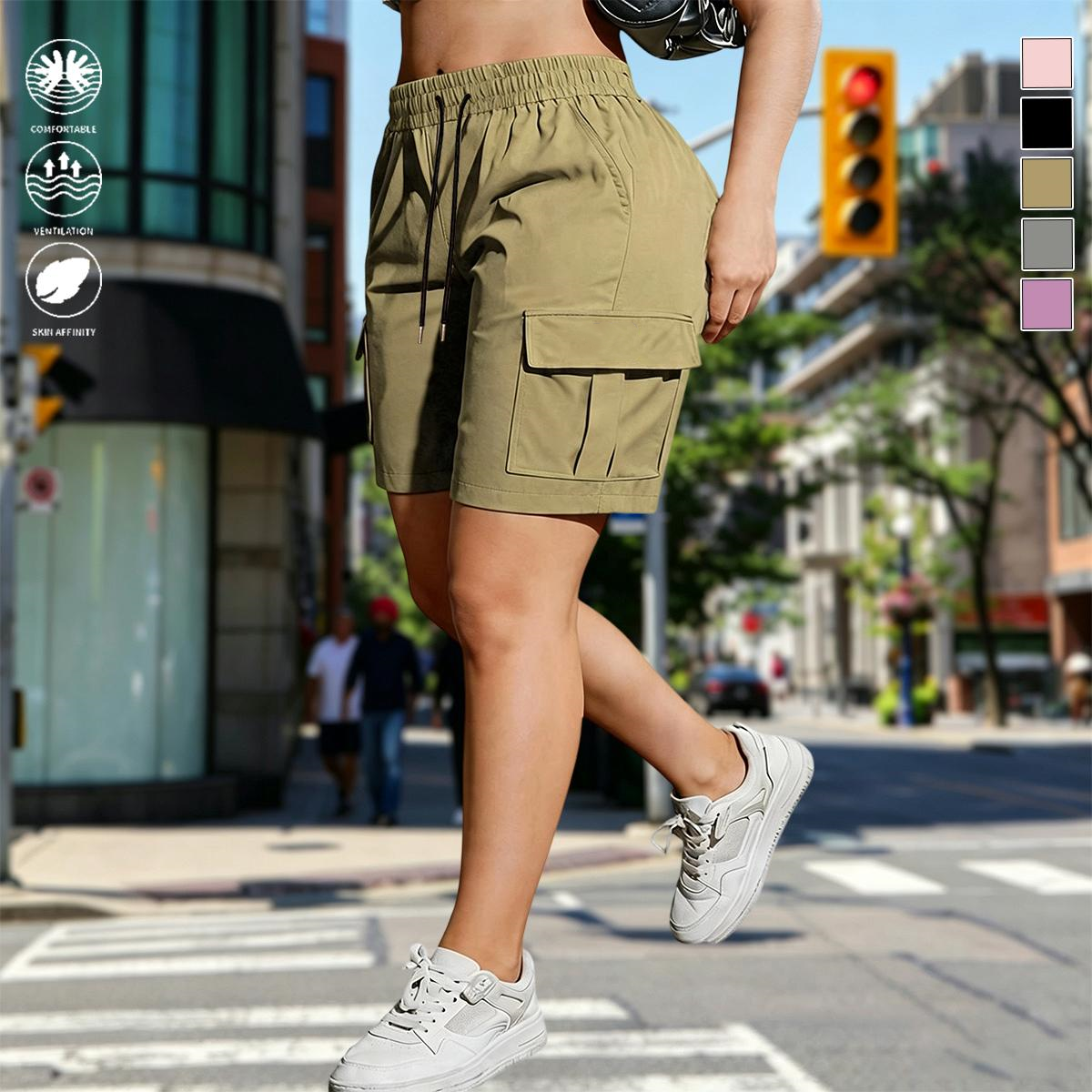 【LAST DAY SALE】Women’s outdoor cargo shorts—multi-pocket design