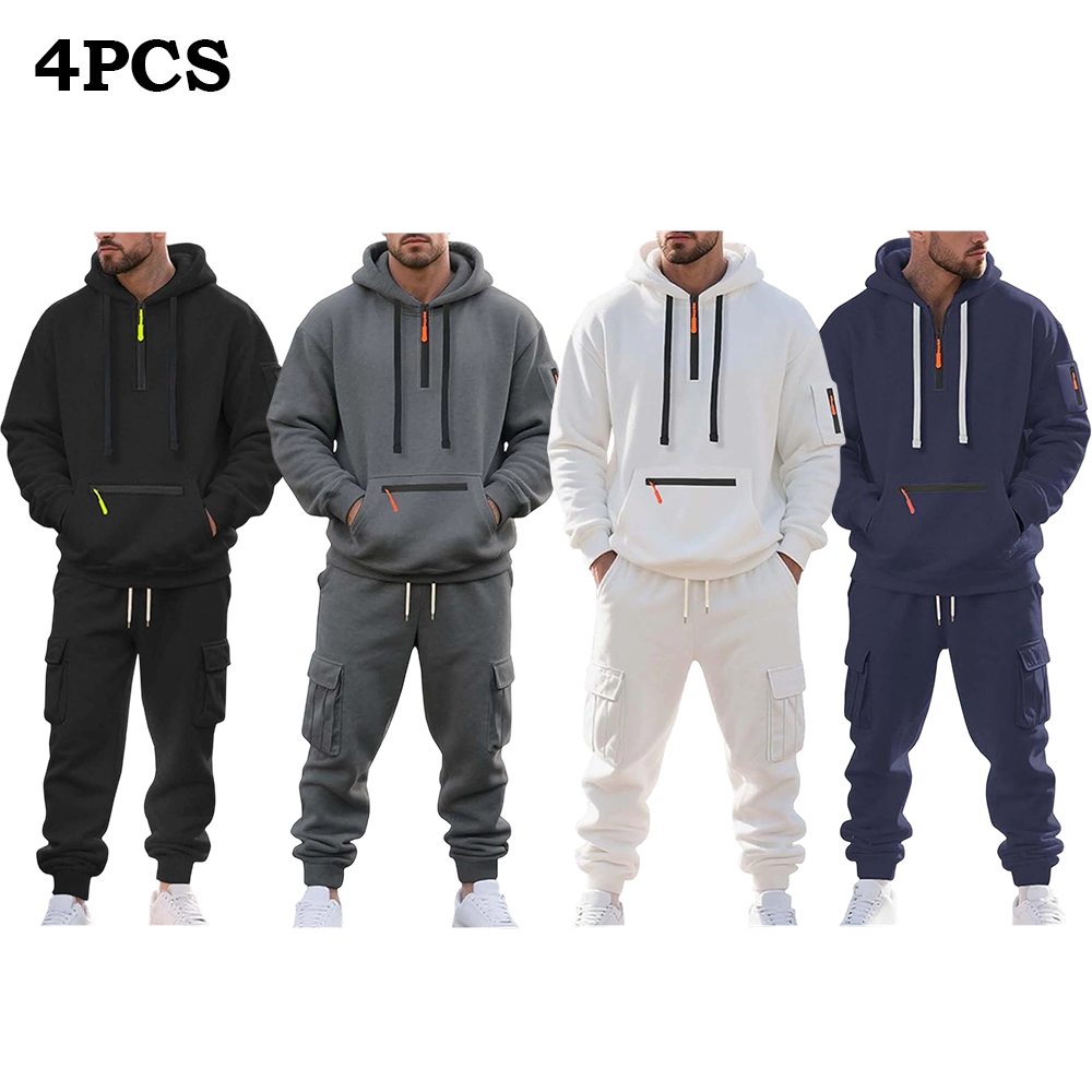 🏃‍Black Friday Sale⚡ Men’s Fleece-Lined 2-Piece Tracksuit