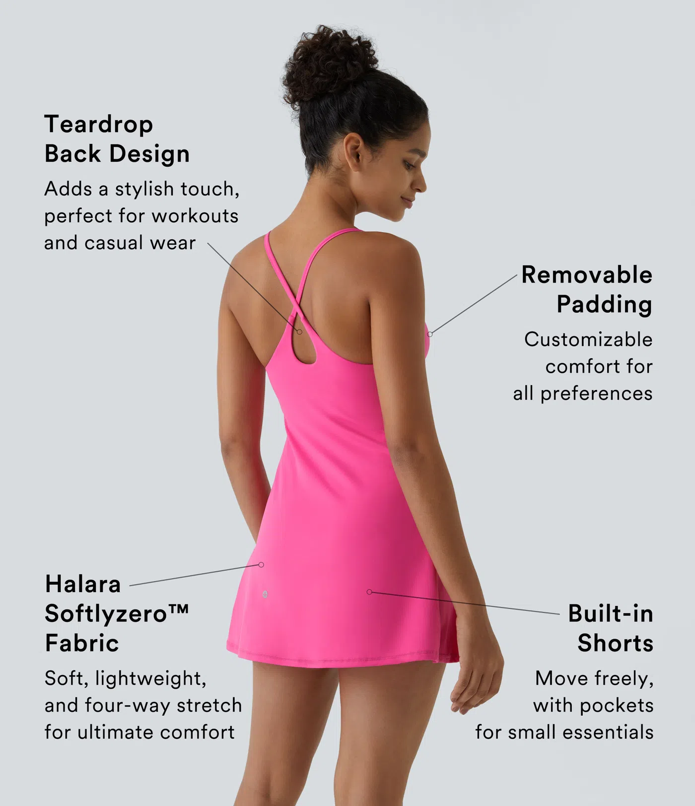 😍Promotion Day💥Backless Sleeveless Dresses With Pockets