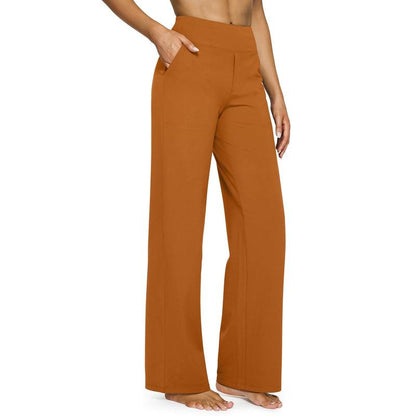 ⚡Women's High-Waisted Business Casual Wide Leg Pants with Pockets