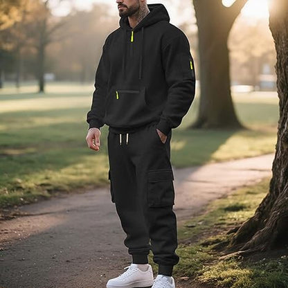 🏃‍Black Friday Sale⚡ Men’s Fleece-Lined 2-Piece Tracksuit