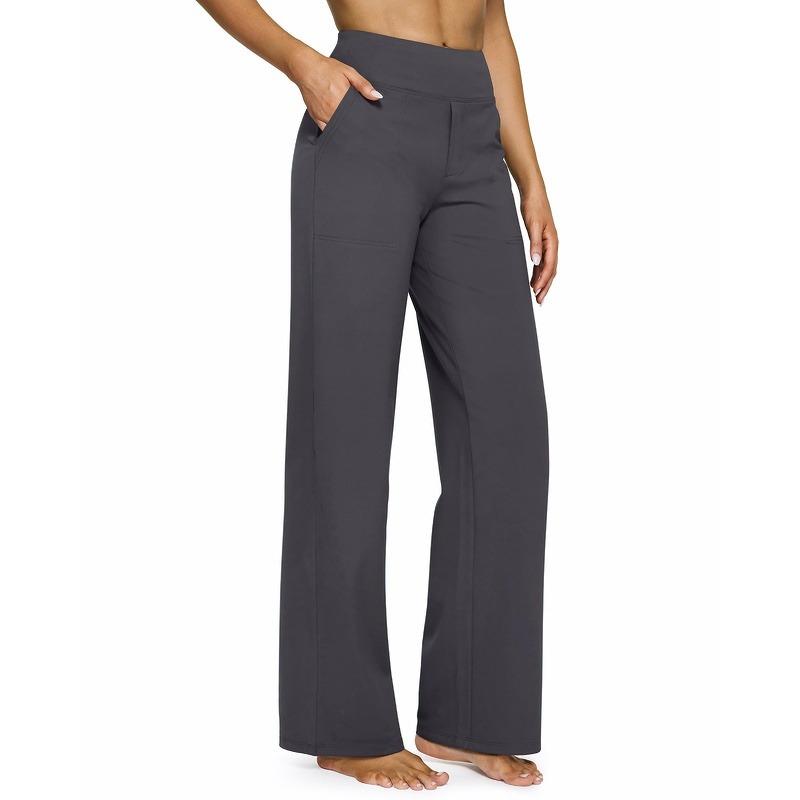 ⚡Women's High-Waisted Business Casual Wide Leg Pants with Pockets