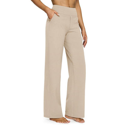 ⚡Women's High-Waisted Business Casual Wide Leg Pants with Pockets