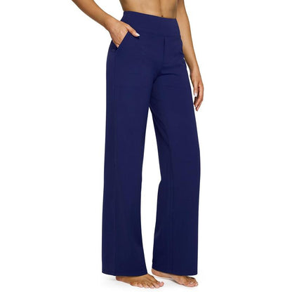 ⚡Women's High-Waisted Business Casual Wide Leg Pants with Pockets