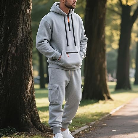🏃‍Black Friday Sale⚡ Men’s Fleece-Lined 2-Piece Tracksuit