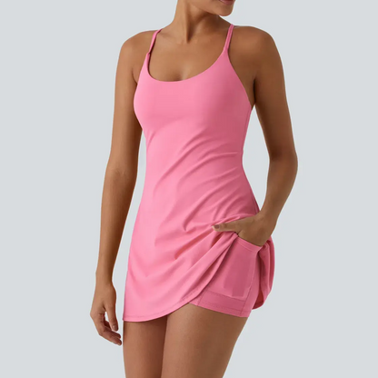 😍Promotion Day💥Backless Sleeveless Dresses With Pockets